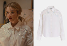 KNOKKE OFF : Jeunesse dorée : la chemise brodée de Louise dans l’épisode 2×04