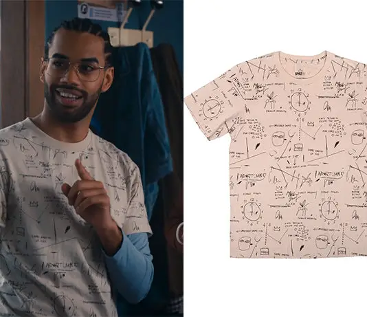 LÉO MATTEÏ, BRIGADE DES MINEURS : le t-shirt Basquiat de Randal dans l’épisode 56