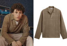 DEMAIN NOUS APPARTIENT : le polo texturé marron de Rayane dans l’épisode 1933