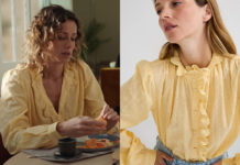 DEMAIN NOUS APPARTIENT : le chemisier jaune de Soizic dans l’épisode 1919