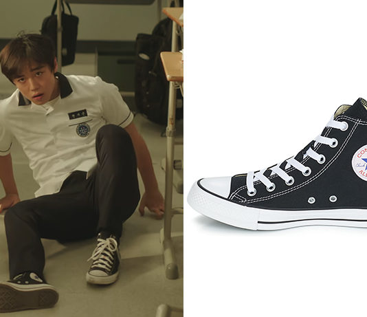 WEAK HERO : Si-Eun’s black sneakers in the first episode