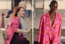 PLUS BELLE LA VIE ENCORE PLUS BELLE : le blazer à fleurs d’Apolline dans l’épisode 336