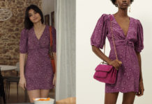 DEMAIN NOUS APPARTIENT : la robe violette de Camille dans l’épisode 1942