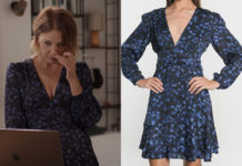 UN SI GRAND SOLEIL : la robe bleue à fleurs d’Ève dans l’épisode 1634