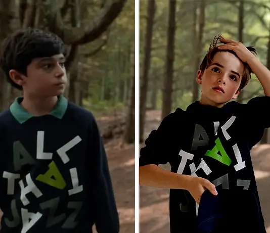 RIEN NE T’EFFACE : le sweat « all that jazz » de Gabriel dans le deuxième épisode