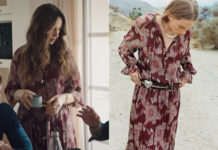 ICI TOUT COMMENCE : la longue robe imprimée de Jasmine dans l’épisode 1182