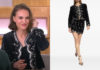 C à vous : l’ensemble noir et argent de Natalie Portman