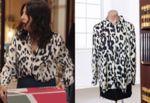 DEMAIN NOUS APPARTIENT : le chemisier imprimé animalier de Soraya dans l’épisode 1953