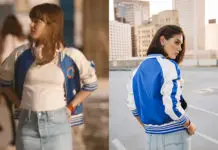 TOUT POUR LA LUMIÈRE : le bomber bleu de Baya dans le premier épisode