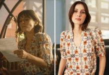 TOUT POUR LA LUMIÈRE : la blouse imprimée d’Iris dans l’épisode 8