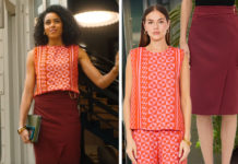 TOUT POUR LA LUMIÈRE : le look de Justine Daoust dans le premier épisode