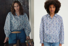 ICI TOUT COMMENCE : la chemise à fleurs de Rose Latour dans l’épisode 1208