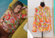 DEMAIN NOUS APPARTIENT: la chemise colorée de Soizic dans l’épisode 1973