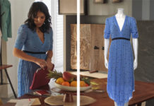 DEMAIN NOUS APPARTIENT: la robe bleue de Soraya dans l’épisode 1973