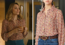 TOUT POUR LA LUMIÈRE : la chemise à fleurs de Victoria dans l’épisode 11