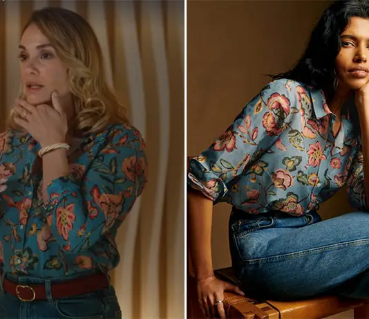 TOUT POUR LA LUMIÈRE : la blouse à motif floral de Victoria dans l’épisode 3