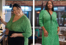 DEMAIN NOUS APPARTIENT : la robe verte d’Audrey dans l’épisode 1987