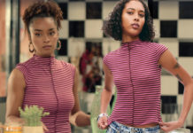 PLUS BELLE LA VIE ENCORE PLUS BELLE : le top rayé d’Aya dans l’épisode 372