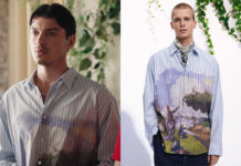 ICI TOUT COMMENCE : la chemise avec impression « peinture » de Gaspard dans l’épisode 1224