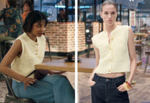 DEMAIN NOUS APPARTIENT : le petit cardigan jaune pastel dans l’épisode 1979