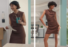 DEMAIN NOUS APPARTIENT : la robe chocolat de Lou dans l’épisode 1992