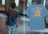 THE INSTITUTE : Luke’s print t-shirts in the first episode