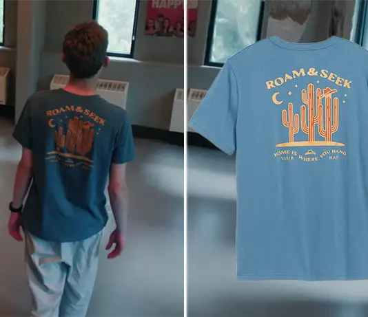 THE INSTITUTE : Luke’s print t-shirts in the first episode