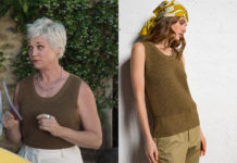 ICI TOUT COMMENCE : le pull sans manches marron d’Olivia dans l’épisode 1220