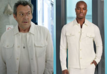 DEMAIN NOUS APPARTIENT : la surchemise blanche de Pierre Dalvin dans l’épisode 1985