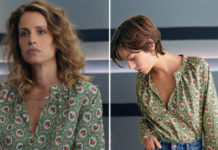 DEMAIN NOUS APPARTIENT : le chemisier vert de Soizic dans l’épisode 1981