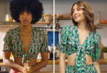 TOUT POUR LA LUMIÈRE : la blouse à fleurettes de Sultana dans l’épisode 18