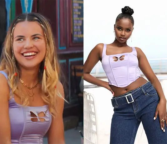 YOUNG MILLIONAIRES : les tenues de Jess dans le premier épisode