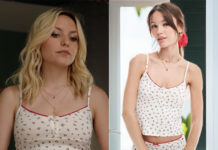 DEMAIN NOUS APPARTIENT : le caraco à fleurs de Judith dans l’épisode 2009