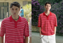 ICI TOUT COMMENCE : le polo rouge à rayures de Léonard dans l’épisode 1236