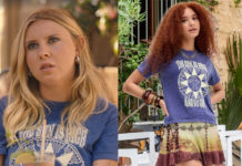 TOUT POUR LA LUMIÈRE : le t-shirt «the sun is high » de Maddie dans l’épisode 40