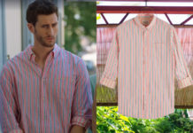 NOUVEAU JOUR : la chemise corail à rayures de Gabriel dans l’épisode 51