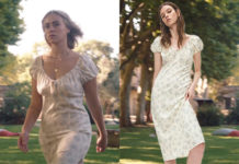 ICI TOUT COMMENCE : la robe à imprimé floral de Zoé dans l’épisode 1272