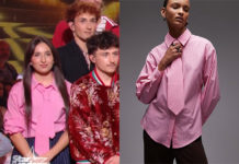 STAR ACADEMY : la chemise rose avec cravate assortie d’Ambre lors du prime du 25 octobre