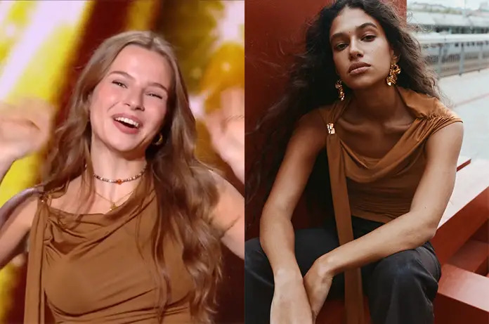 STAR ACADEMY drapé d’Anouk lors prime octobre