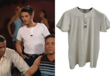 POUR ÊTRE LIBRE : le t-shirt henley d’Anthony dans l’épisode 16