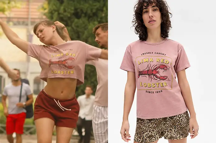 TOUT POUR LUMIÈRE t-shirt homard Baya dans l’épisode