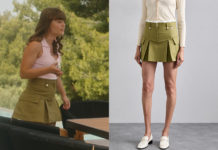 TOUT POUR LA LUMIÈRE : la jupe trapèze kaki de Baya dans l’épisode 71