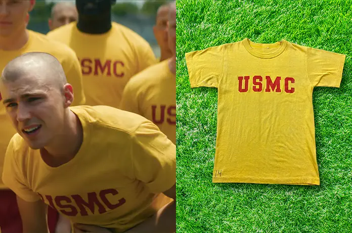 BOOTS Vintage yellow marine corps t-shirt