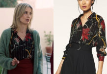 ICI TOUT COMMENCE : la chemise à imprimé floral de Constance dans l’épisode 1297