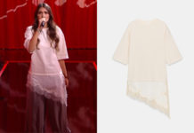 STAR ACADEMY : le t-shirt avec dentelles d’Ema lors du prime du 25 octobre