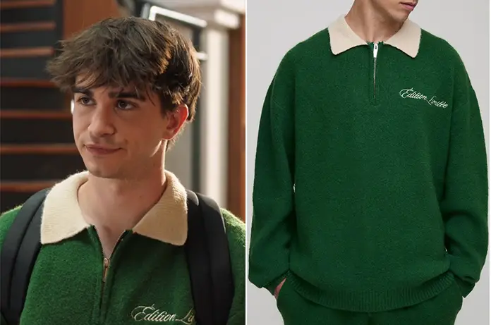 DEMAIN NOUS APPARTIENT pull vert Marceau dans l’épisode 2054