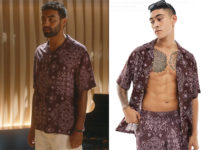 TOUT POUR LA LUMIÈRE : la chemise imprimé bandana de Mohamed dans l’épisode 69
