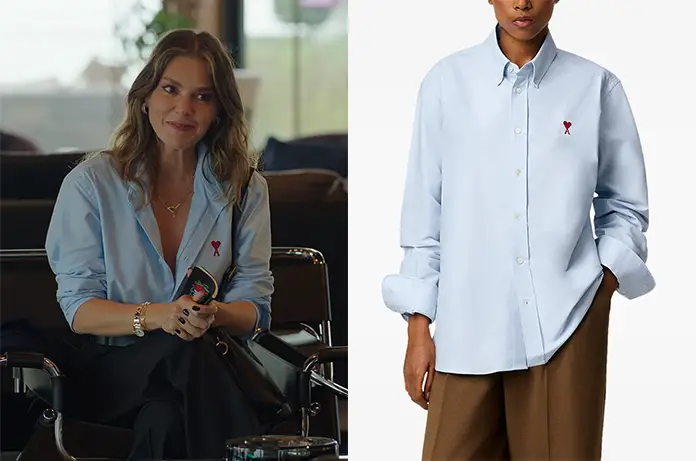 L’Héritière l’Ambitieux chemise bleue Nihal dans premier épisode