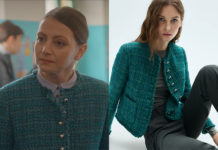 RIV4LITÉS : la veste bleue en tweed de la principale dans l’épisode 4