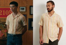 BOOTS : Ray’s stripe resort shirt in S1E04